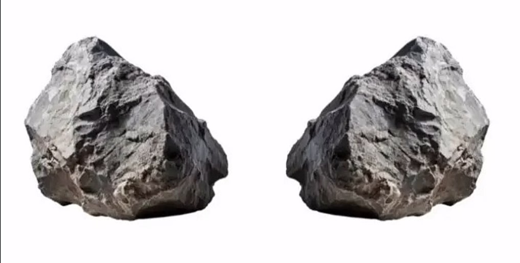 " Damn right I am, now which rock do you like better? Left rock or right rock? "