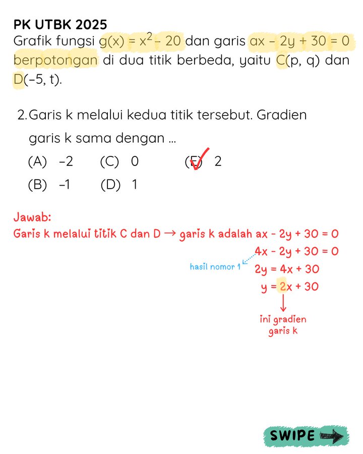 IDSCHOOL | CEK MATERI SNBT 2025 DI SINI! tweet media