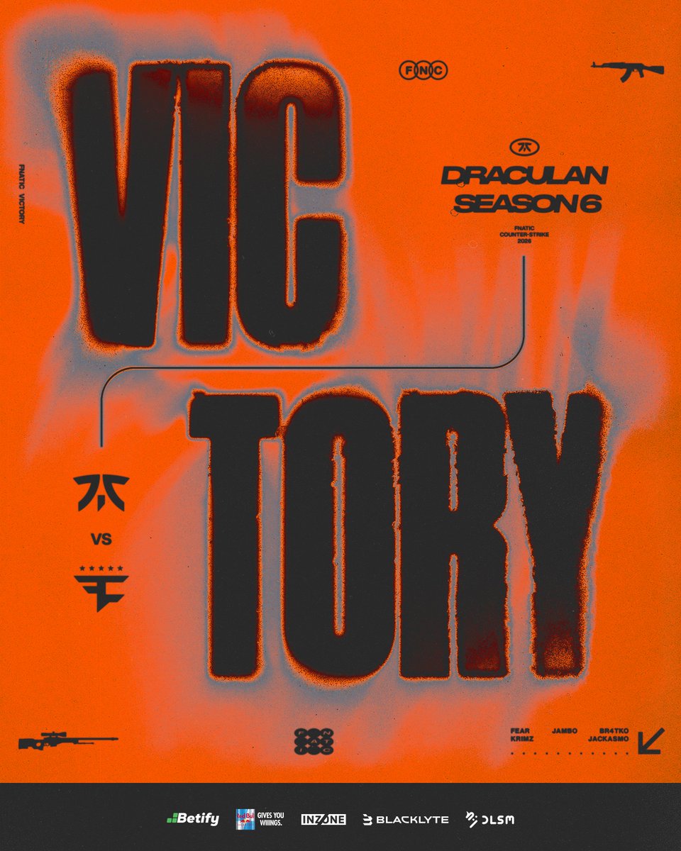 FNATIC CS tweet media