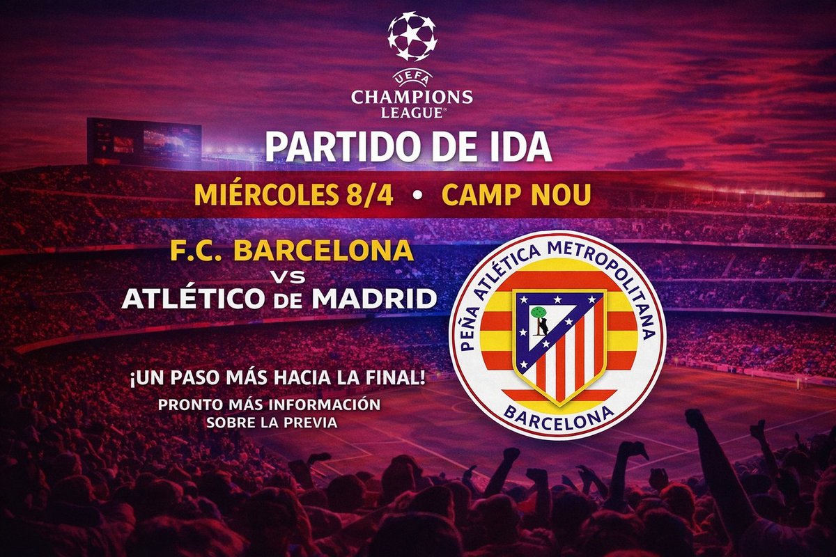 Peña Atlética Metropolitana de Barcelona tweet media