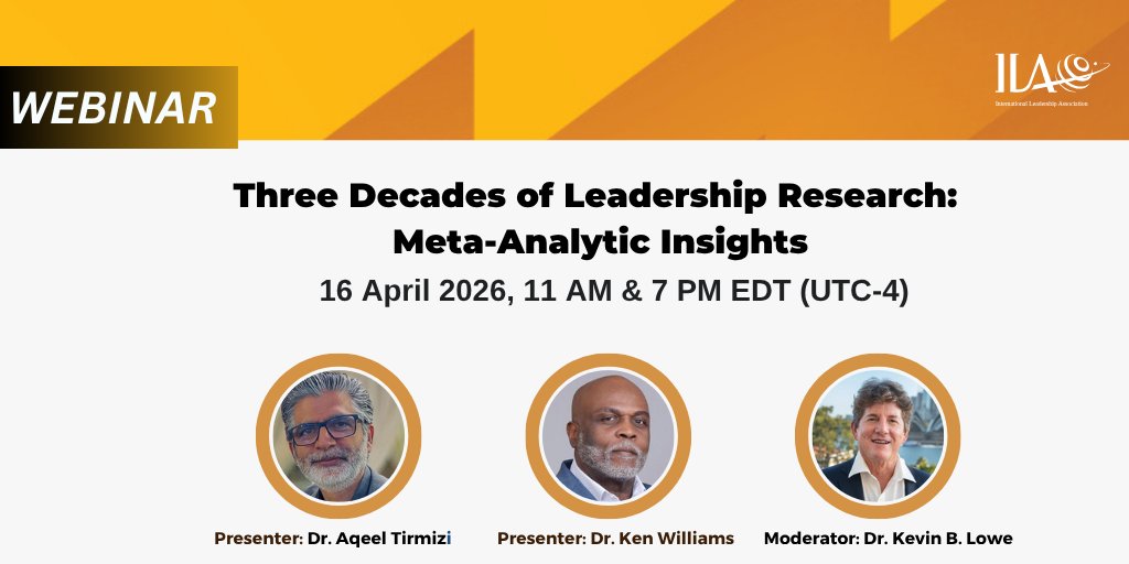 International Leadership Association tweet media