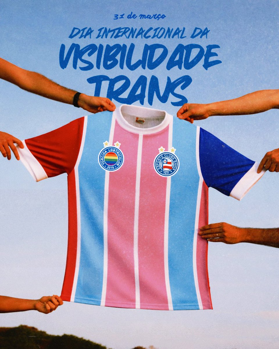 lgbtricolor's tweet photo. Hoje e todos os dias, celebramos a coragem de ser quem somos, ocupando espaços e transformando realidades. Viver livre não é apenas um desejo, é o nosso direito. 🏳️‍⚧️✨ 

#VisibilidadeTrans #OrgulhoTrans https://t.co/TckAY7Xp7v