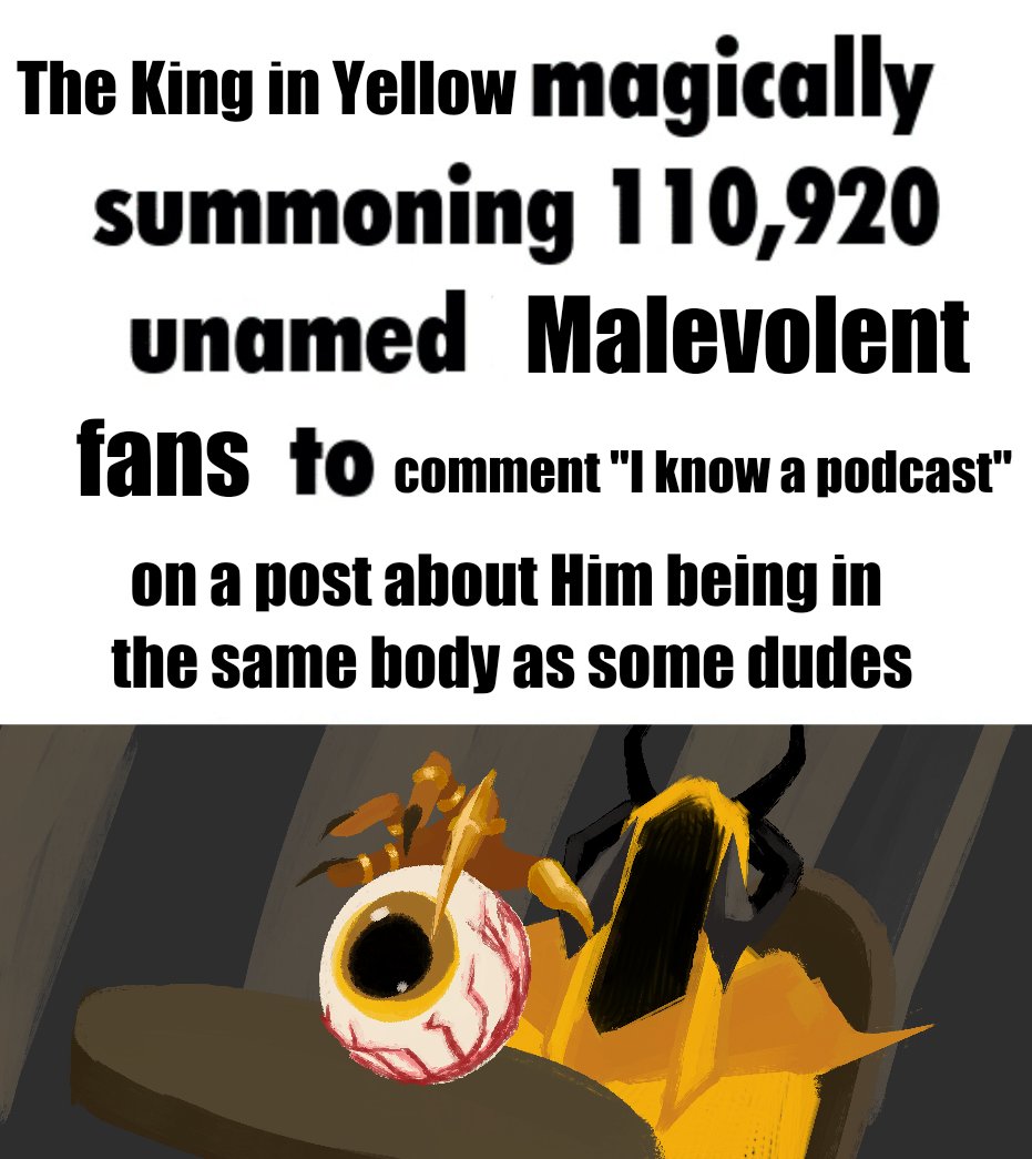 Arsenyx | King in Yellow is my oshi tweet media