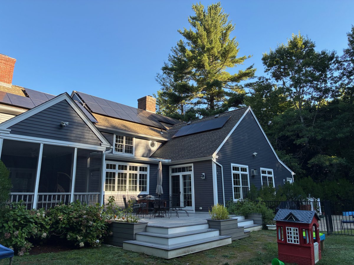 The conflict in Iran is a global "clean energy wake-up call" (<a href="/CanaryMediaInc/">Canary Media</a> ). 🌍

While we can’t control global oil prices, we CAN control our own power here in MA. We wrapped this install in Sudbury—true energy independence starts at home. 🛡️☀️ 

canarymedia.com/articles/clean…