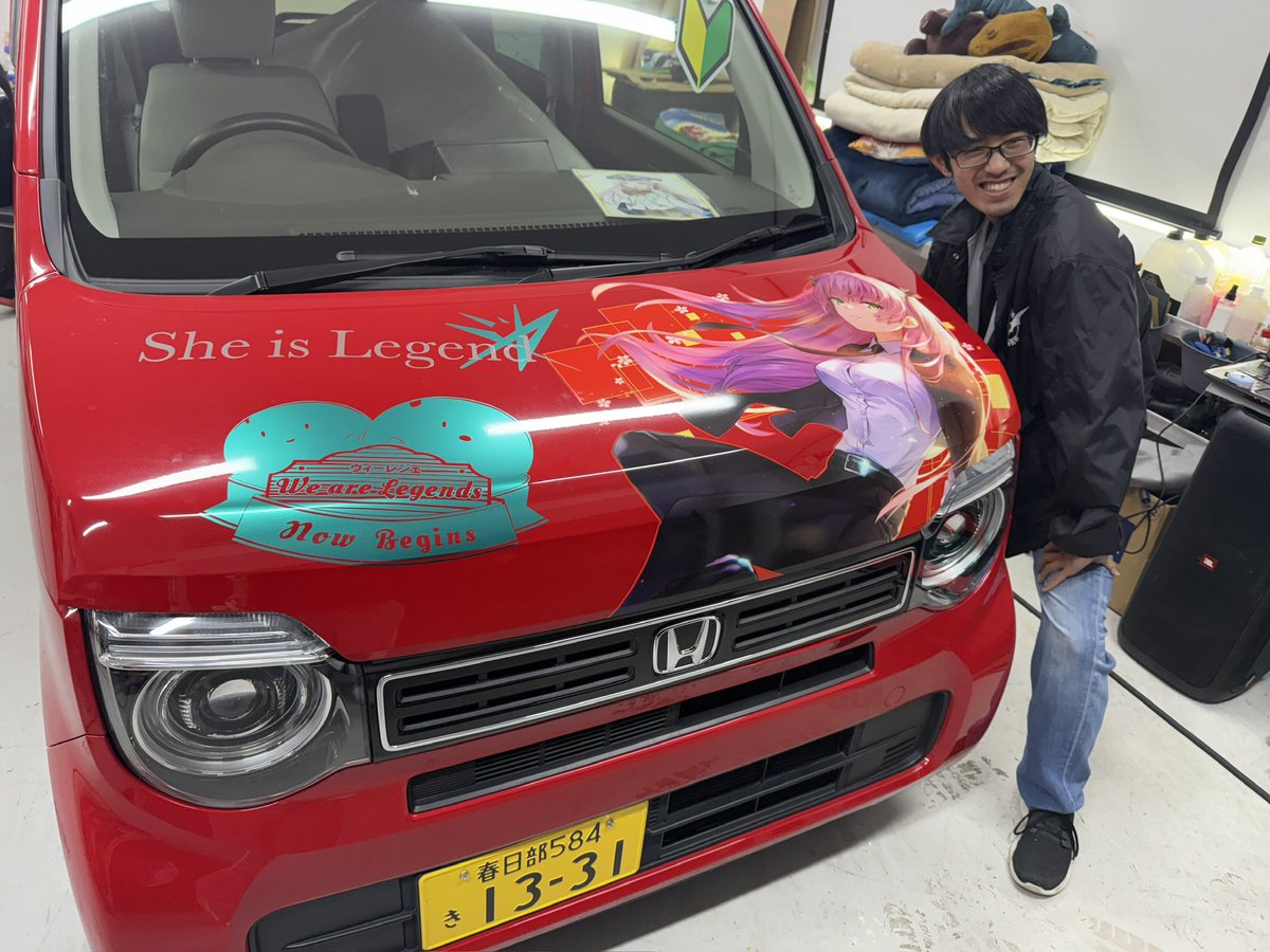 kaedefree@めぐみん痛車乗り+めんだこ同盟 5/1 トゲトゲツアーファイナルLIVE参戦 tweet media