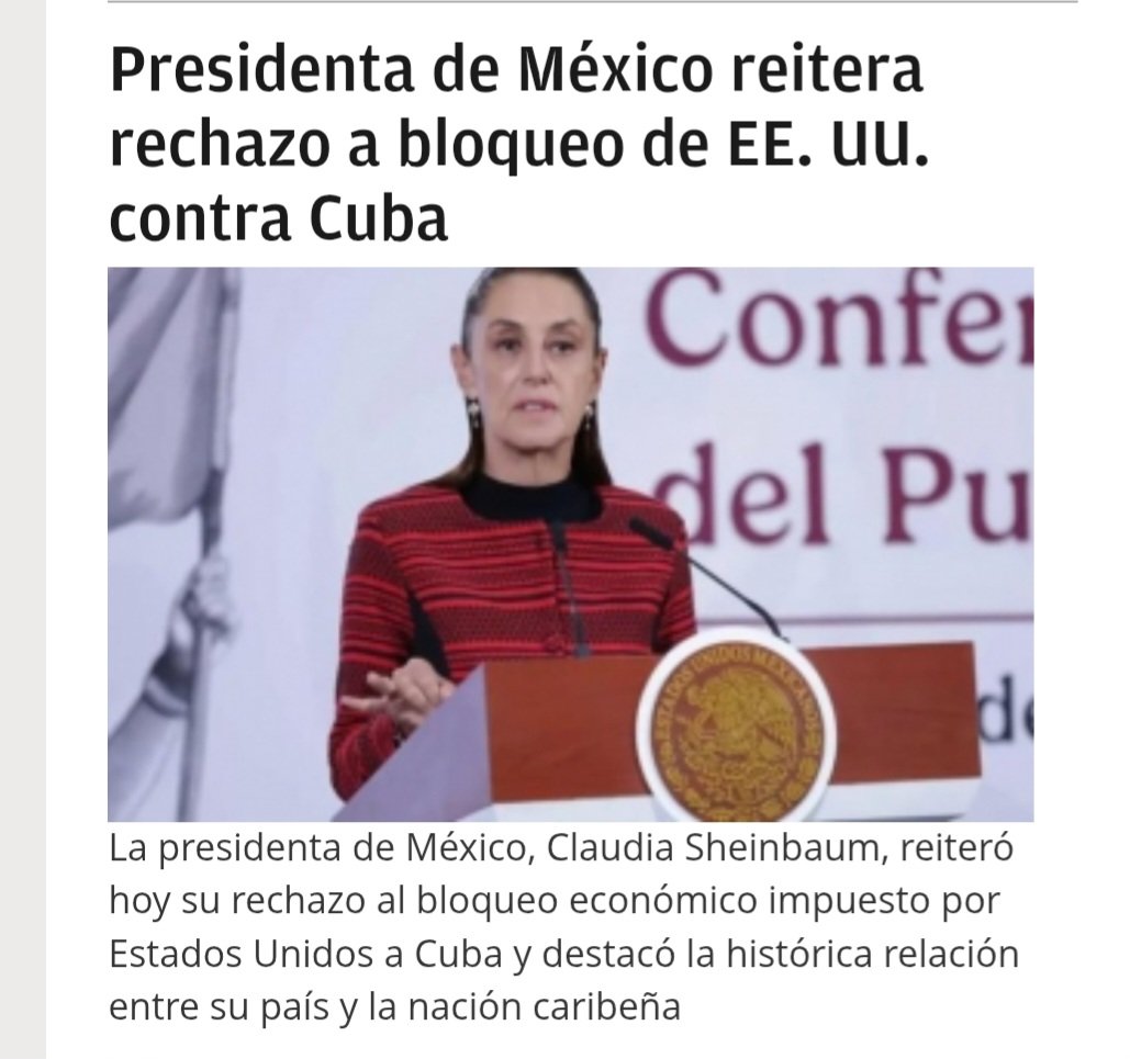 #CubaNoEstáSola 
#AbajoElBloqueo 
#CubaVencerá 
#CubaEstáFirme