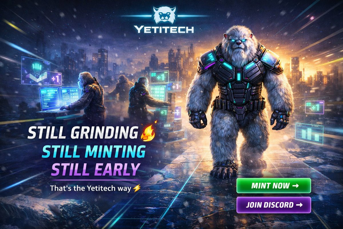 BC2NFT's tweet photo. 🔥 Still grinding. Still minting. Still early.
That’s the https://t.co/R6LdK3eAzE way ⚡
👉 Mint: https://t.co/0ukXSzZyAe
👉 Discord: https://t.co/ZfHVOgwpDz
💰 3kBEZJLh8oCFApS3vqkgun3V9ronYh1J8EKzrksT6VEb

#Yetitech #StillEarly #NFTCommunity #SolanaNFT #Web3Builders https://t.co/fS3rRJfYDf