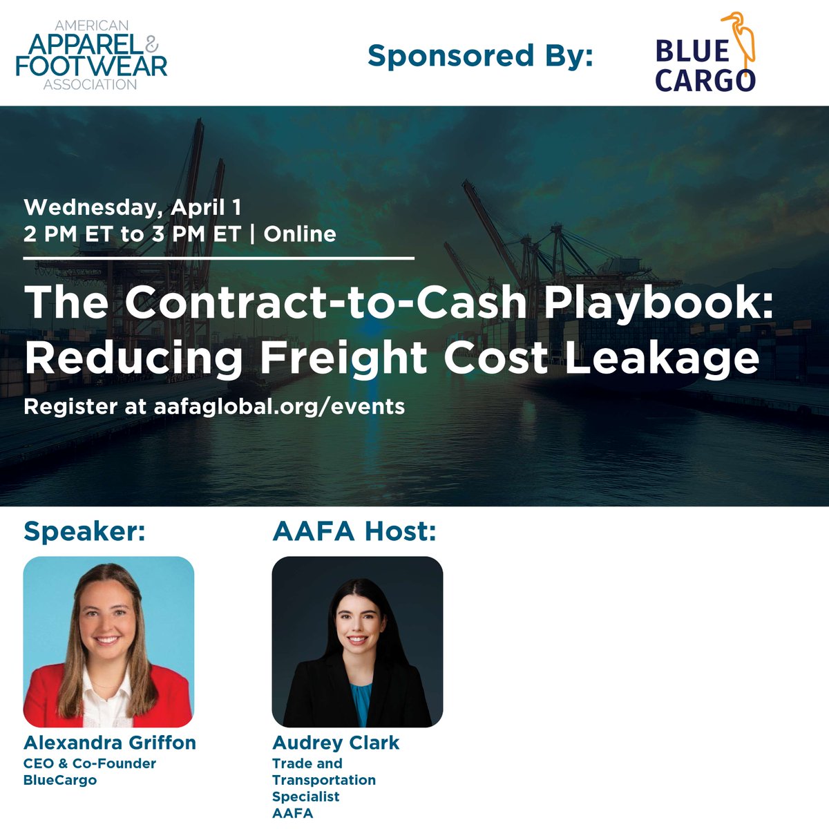 apparelfootwear's tweet image. Importers are placing greater focus on what happens after contracts are signed. Tomorrow at 2PM ET @BlueCargo_ will explore how leading importers are strengthening contract-to-cash discipline across international freight operations: bit.ly/4rU4RTS #SmartTrade