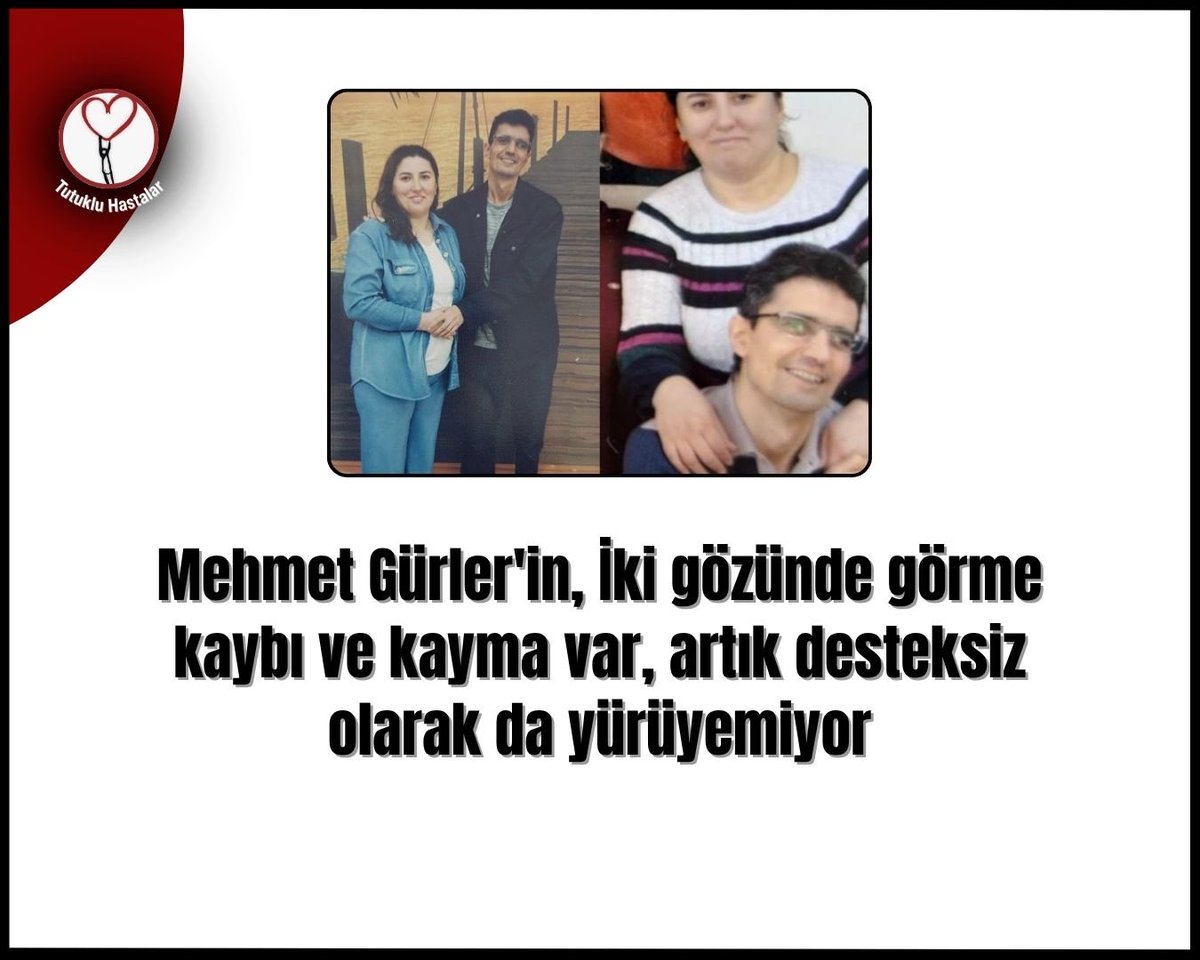 keceli067168's tweet photo. Mehmet Gürler in her iki gözünde de görme kaybı var. Artık desteksiz yürüyemiyor.

MSHastasıGürlere Tahliye 

#BizimÇocuklar Milli Başarılar Türkiyem 
#millitakım #MehmedFetihlerSultanı https://t.co/IUT2aPMp7G