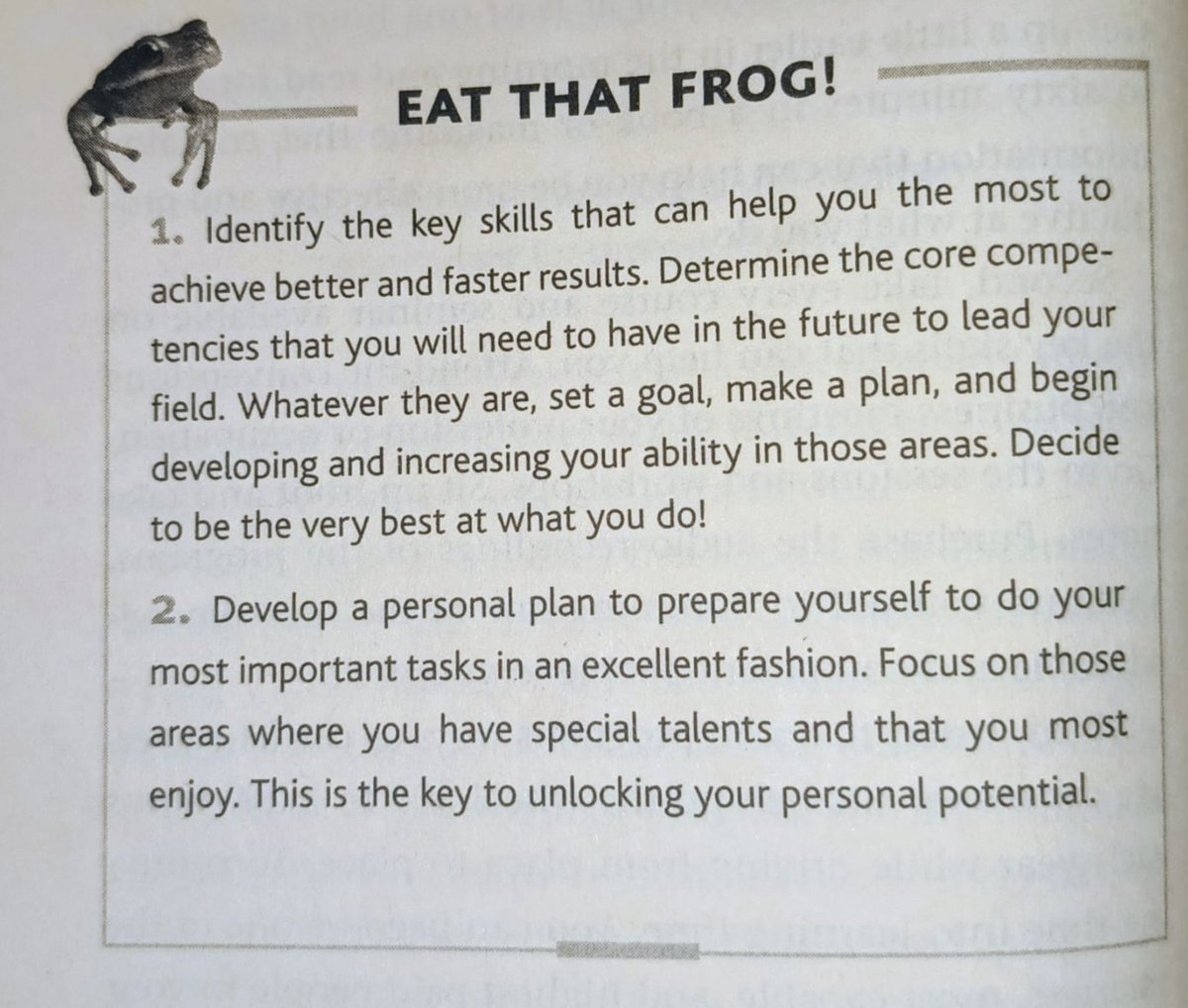 the_chaoticsoul's tweet image. #11 Upgrade your Key Skills!
Improve skills → better results🌱

#EatThatFrog #SelfHelp #GoodReads