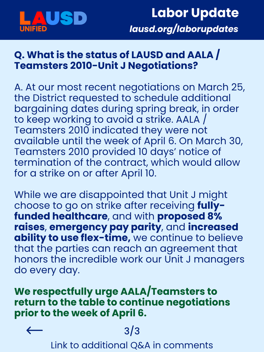 Los Angeles Unified tweet media