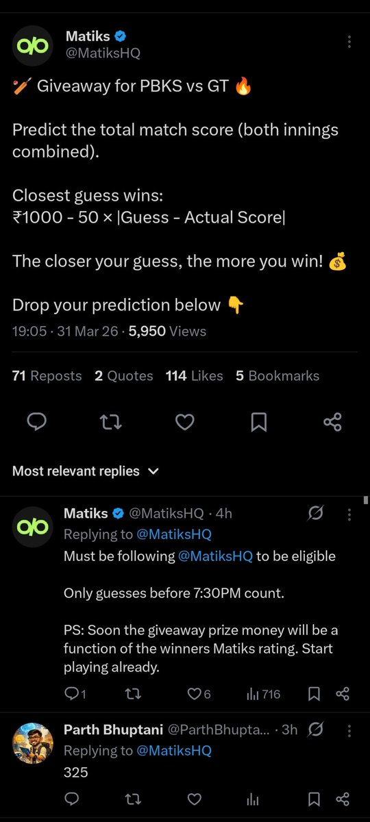 Parth Bhuptani tweet media