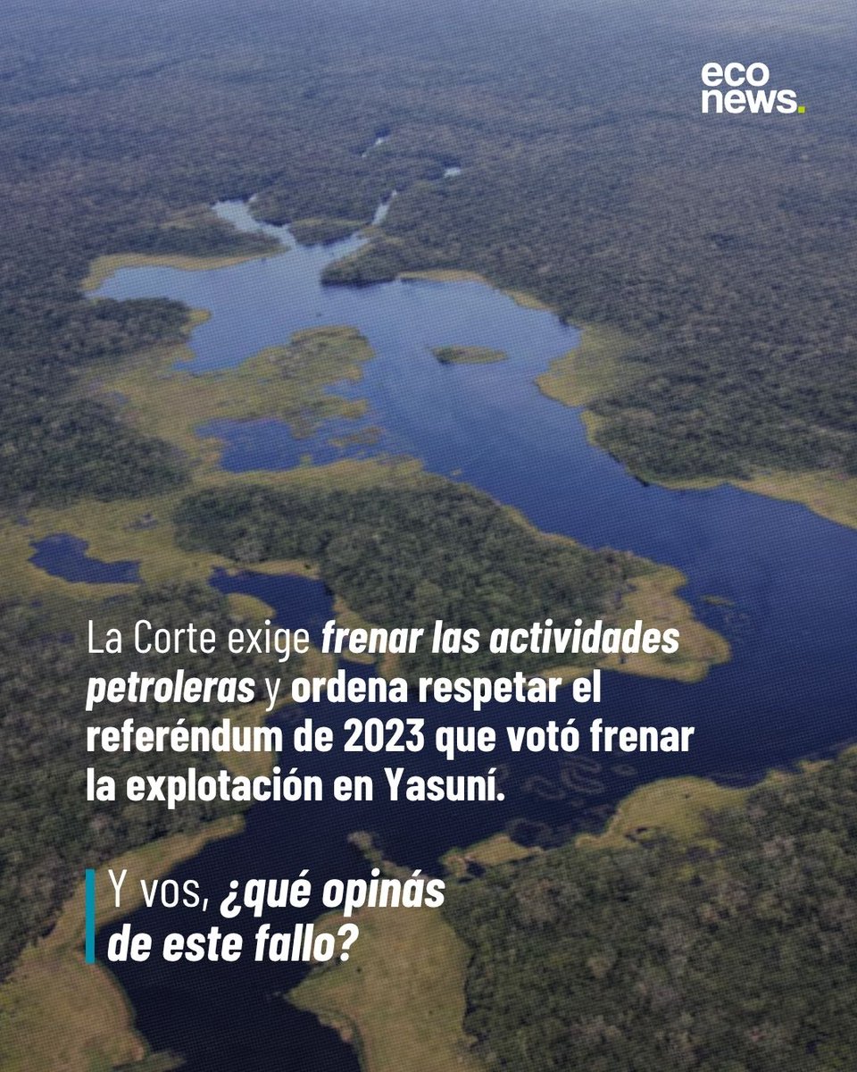 ⚖️ La Corte Interamericana de Derechos Humanos dictó una sentencia histórica contra el Estado ecuatoriano por vulnerar los derechos de pueblos indígenas en aislamiento voluntario en la Amazonía.

🌿 El tribunal determinó que Ecuador permitió la expansión de actividades petroleras