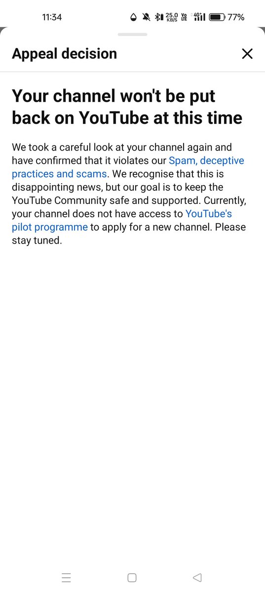Funzarmy's tweet photo. Good bye @YouTube @TeamYouTube @YouTubeIndia https://t.co/xFuX08TF05