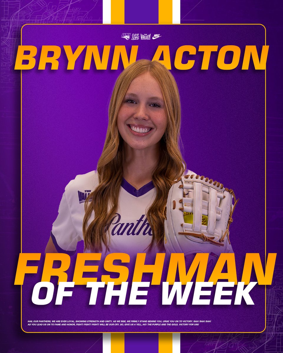 Brynn Acton is the MVC Player AND Freshman of the Week!!

📰 bit.ly/4v2W3xh

#EverLoyal | #LegacyEra