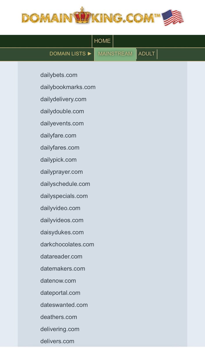 BettyAiProject's tweet photo. I’ve only unveiled about 5% of my domain portfolio so far through https://t.co/U5Hg0rusPb and https://t.co/kL53SKtPH4

And only about 10% of those are spoken for.

Now it’s time to open the rest.

This next release includes most of my domains through 2021.

https://t.co/JNUUeBaa92

Adult Domains below:

https://t.co/tbrKl2PJzG

Just a reminder there may be 18 Founder seats but that doesn't guarantee that the first 18 get them.

The door for this year’s challenge closes April 30...possibly sooner.

I would suggest at least 3 to 5 alternates.

These are big and long term benefits and bonuses for those that qualify if something hits. 

If you miss this… it won’t be because you didn’t have the chance.

This thing has legs.

Below: Just a small sample of what’s behind the curtain.

#BeanstalkChallenge
#Domains