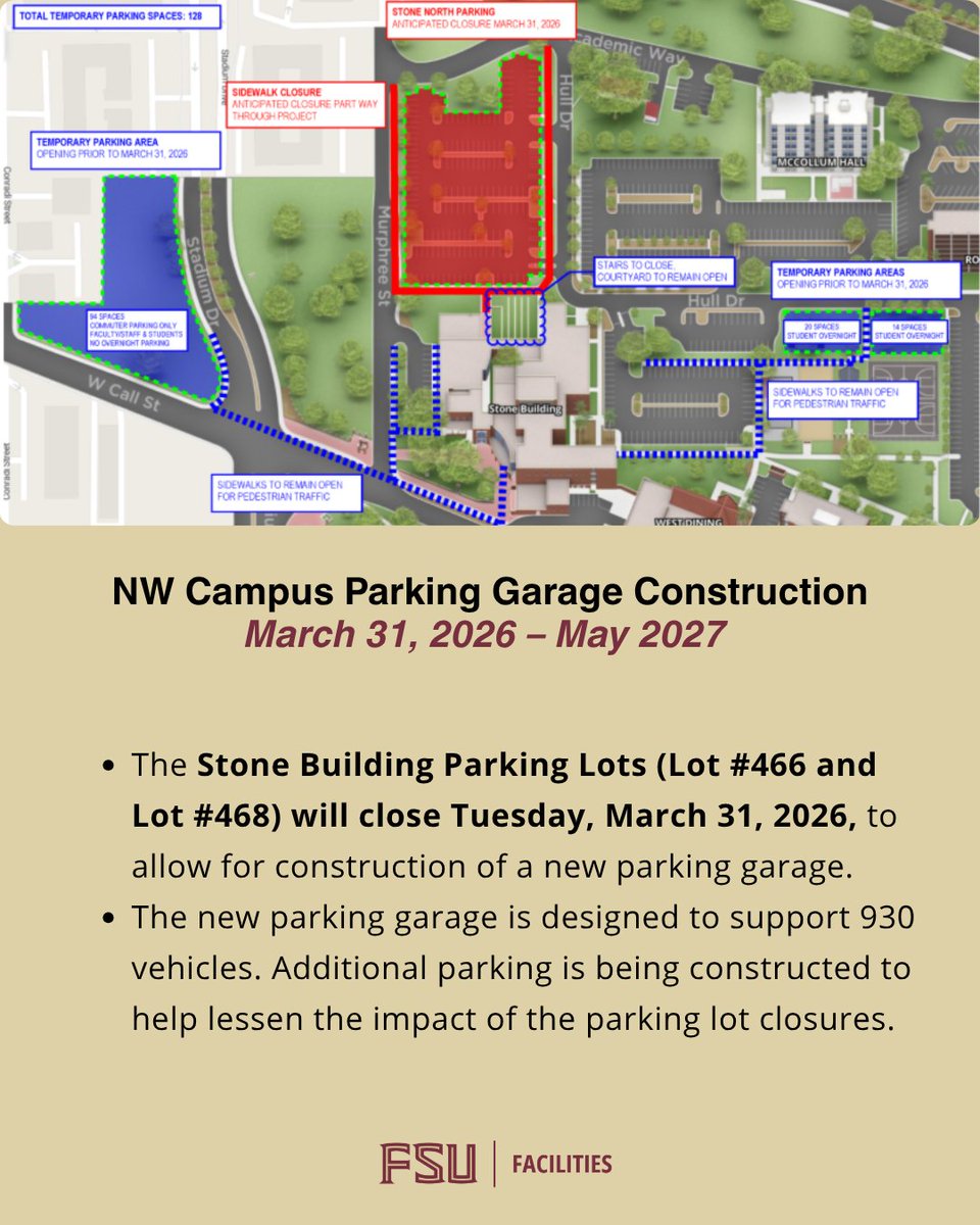 FSU Facilities  tweet media