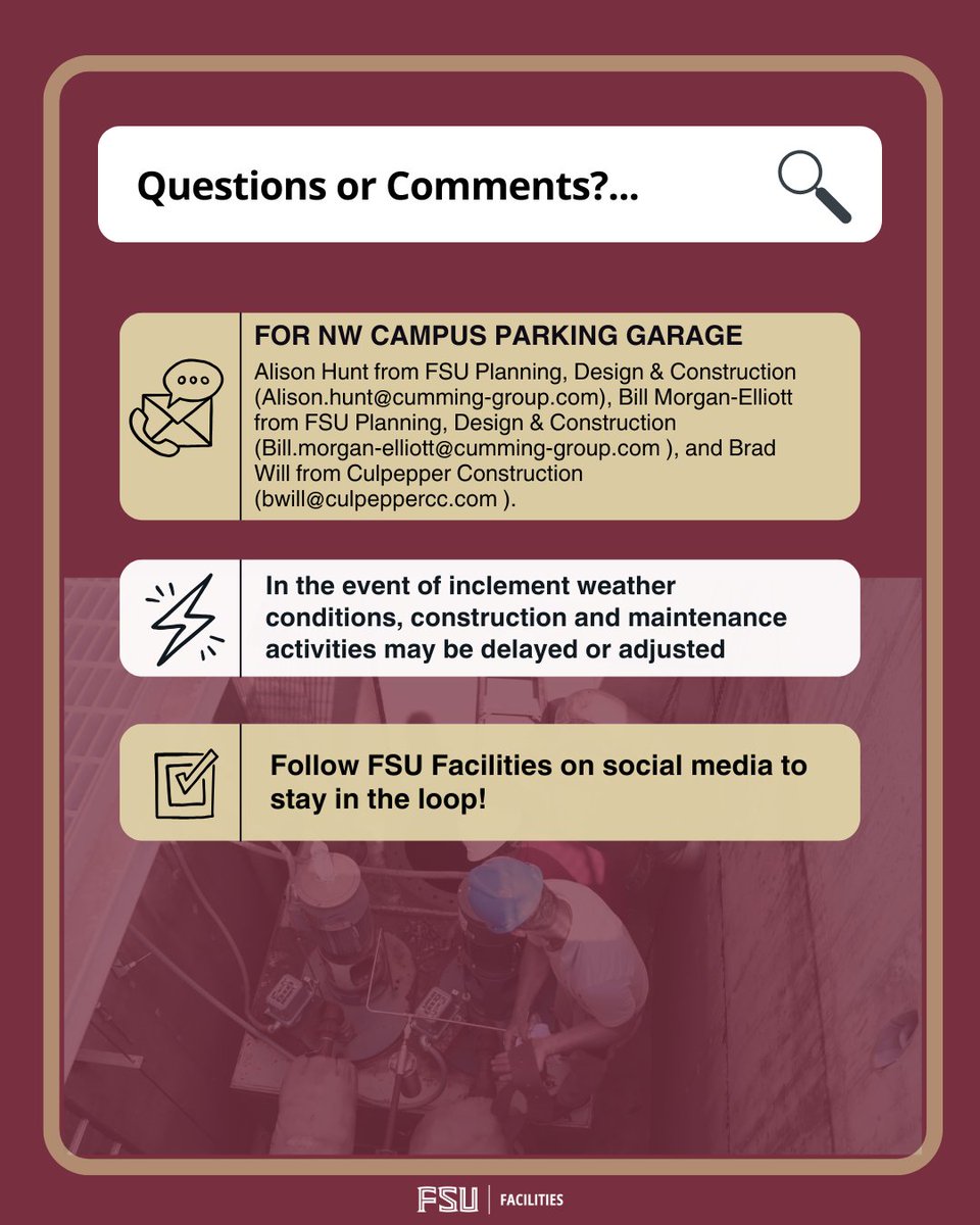 FSU Facilities  tweet media