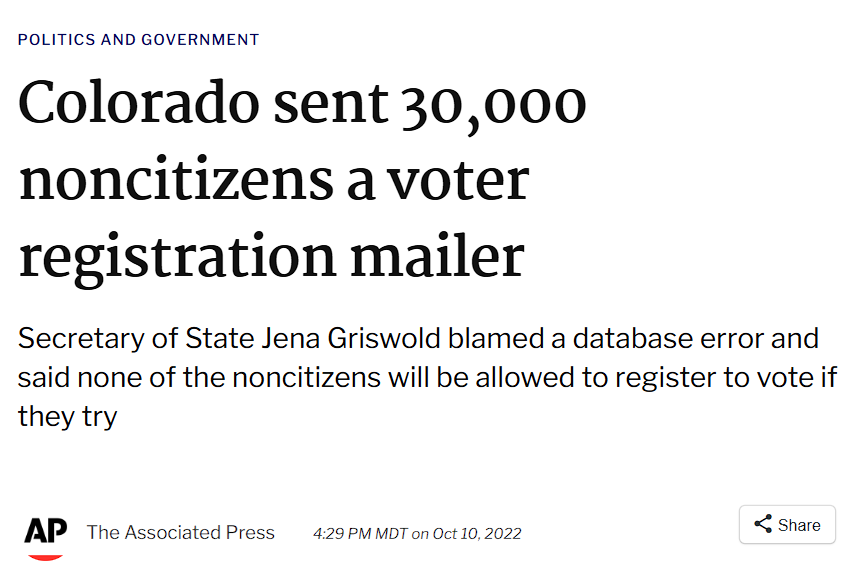 Adams County, CO GOP tweet media