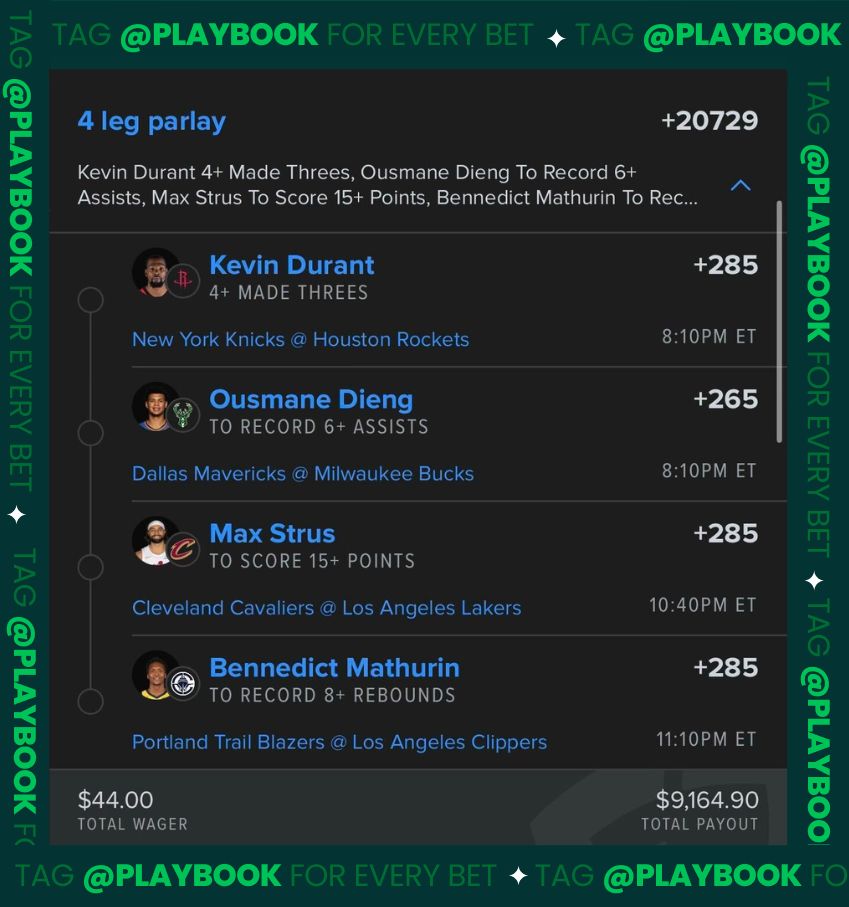 Playbook tweet media