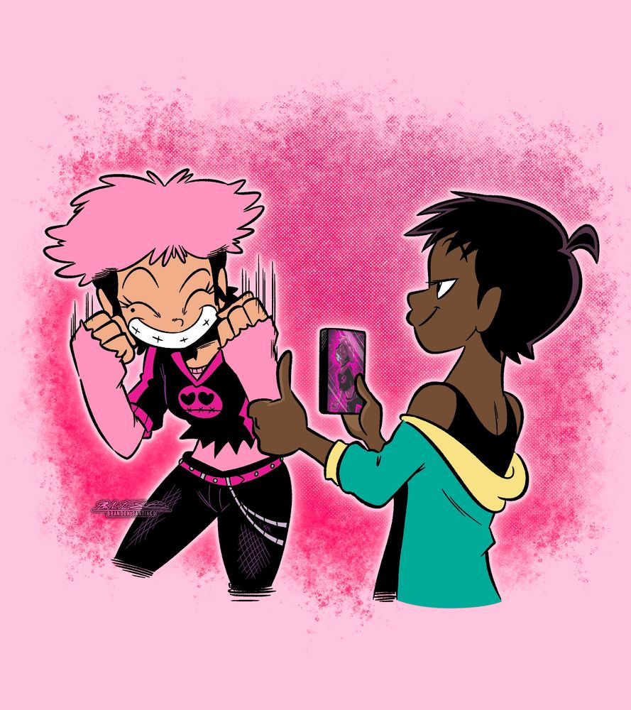 ArchyDuk_LT's tweet photo. Hello,
Met Kristy, Felicia's friend.
This character had been planned for a while, but was put on hold.
I'm happy to see this character get a second chance.
Take care
#Erma #Comic #Kristy #Felicia @4BrandonJS4 https://t.co/0ruNnPLVgS
