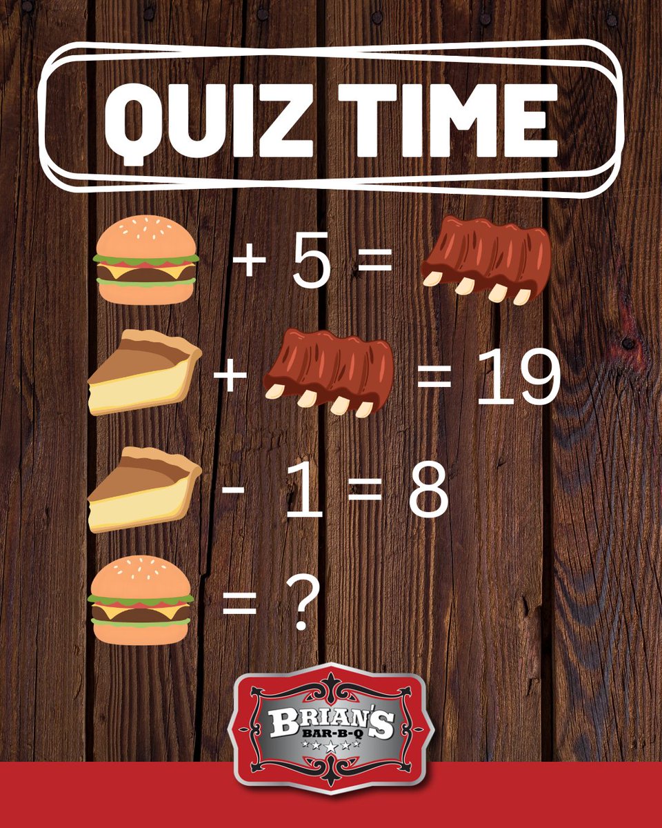 Briansbbq's tweet photo. Think you nailed this quiz? 🍔 Drop your answer in the comments below ⤵️ https://t.co/Cq2tMvtvA3