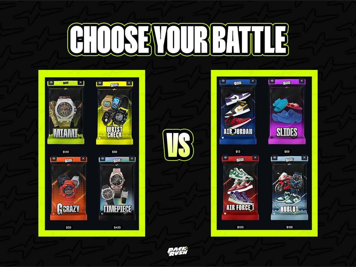 PackRush tweet media