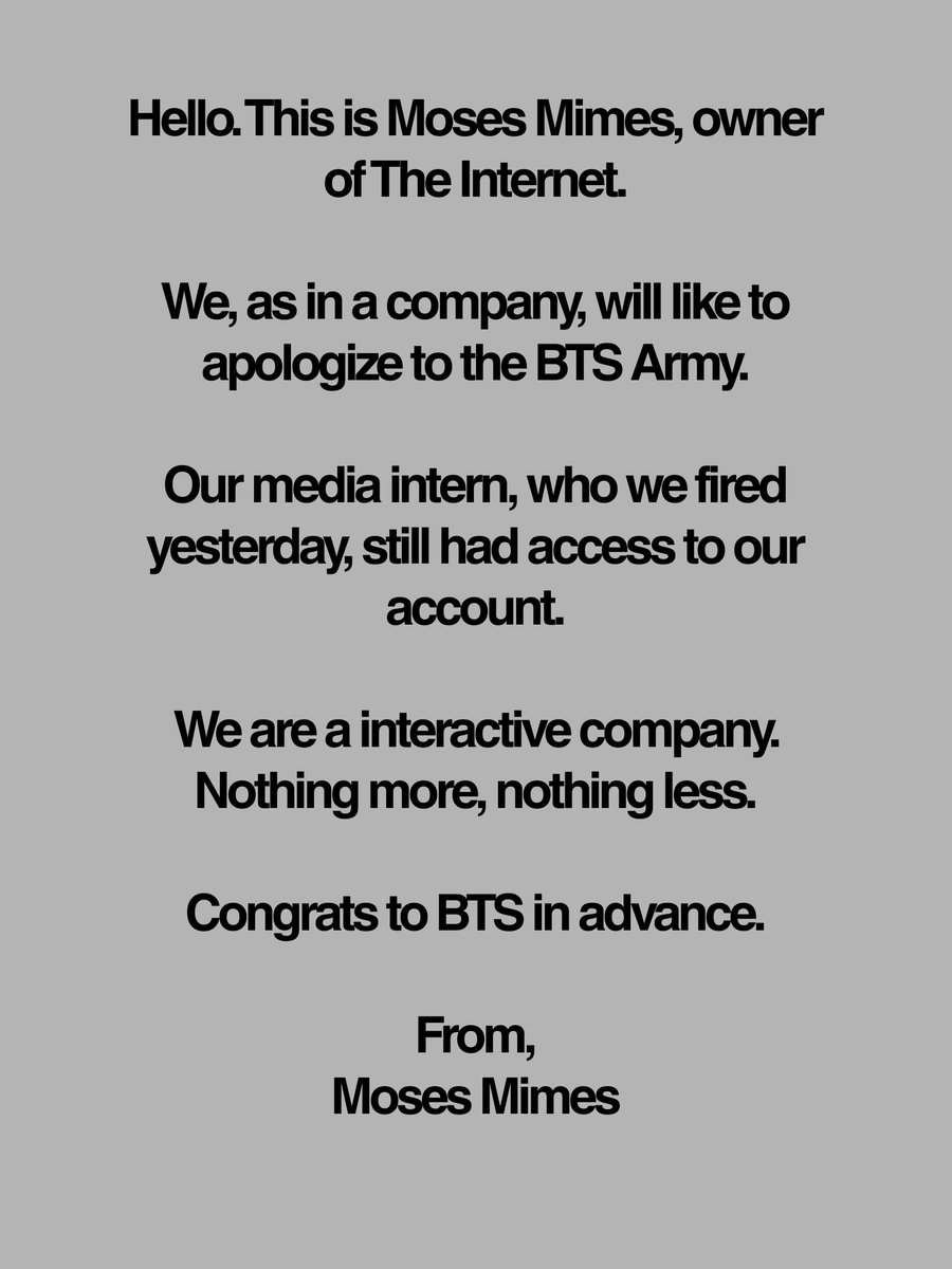 the internet tweet media