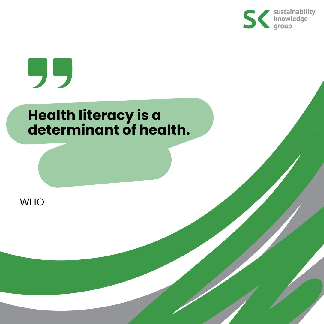 SKnowledgeGroup's tweet photo. When people have the knowledge to make informed decisions about their #wellbeing, entire communities become healthier, more resilient, and more empowered.
Strengthening #healthliteracy means giving everyone the chance to live better, safer lives.
#WorldHealthDay #PublicHealth https://t.co/6P2xoFI1i7