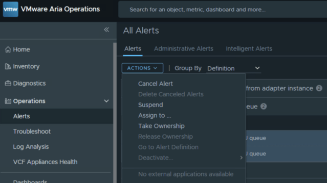 vExpert's tweet image. Bulk Delete Alerts in VCF Operations (formerly know as Aria Operations) | #vExpert Cosmin Trif dy.si/fe1Hb