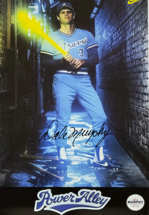 RobTouchstone's tweet photo. @Braves @BravesRetail Grew up watching every game on TBS and sporting the Dale Murphy Power Alley poster in my room. This is PERFECTION! https://t.co/PuOZ8eNZDl