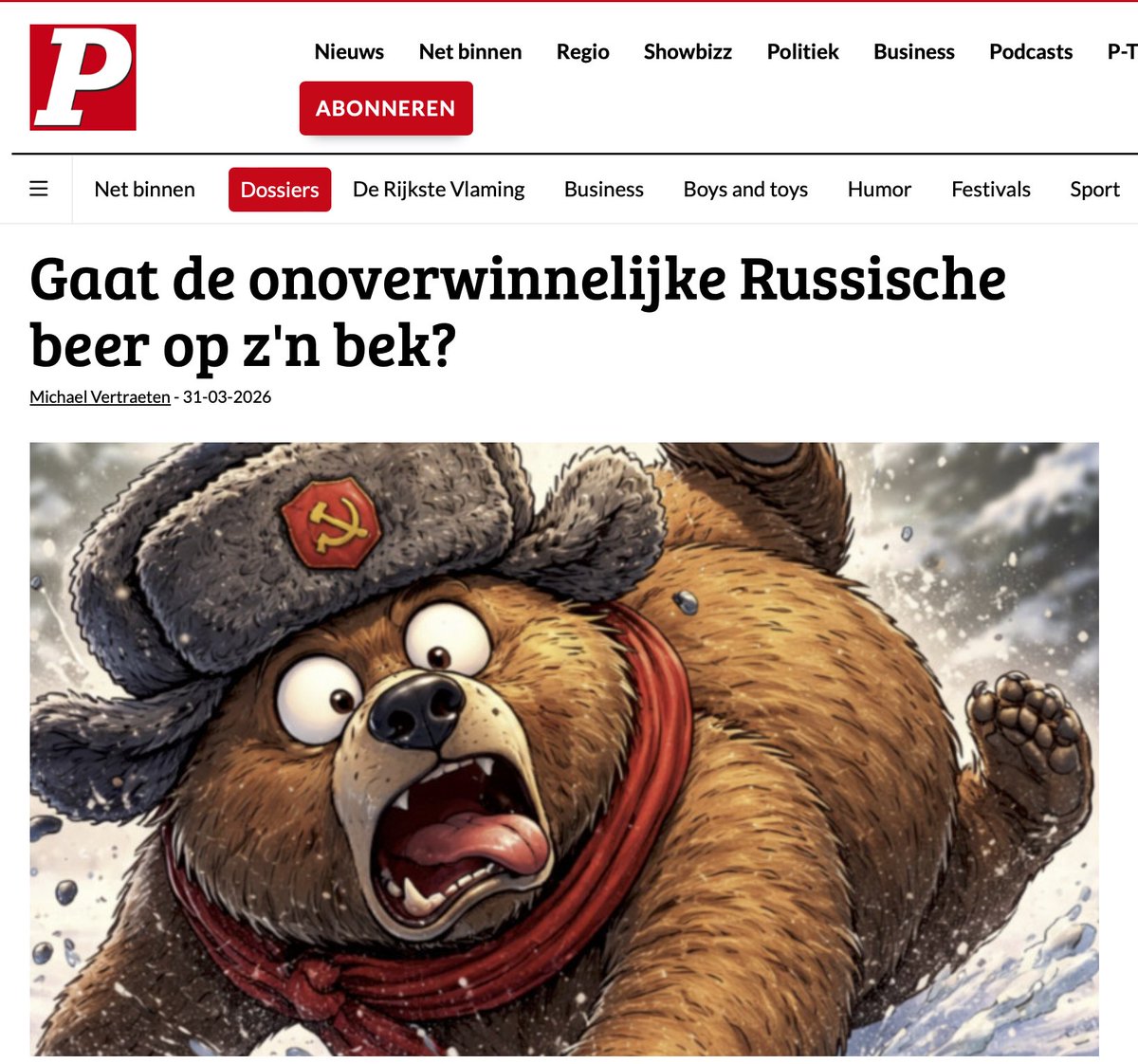 Michael Verstraeten tweet media