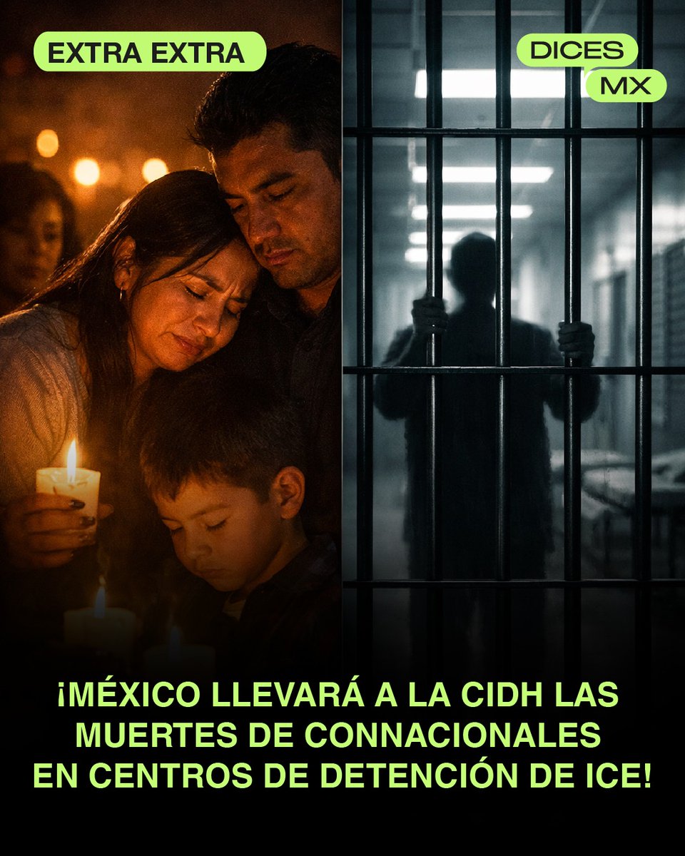 dicesmx's tweet image. 🚨 ¡Ya son 14 mexicanos fallecidos bajo custodia de ICE en lo que va del año!
Aunque no es vinculante para EE.UU., la acción busca visibilizar el caso y exigir respuestas.

💬 ¿Crees que estas acciones son suficientes para proteger a los mexicanos en el extranjero? #DICES