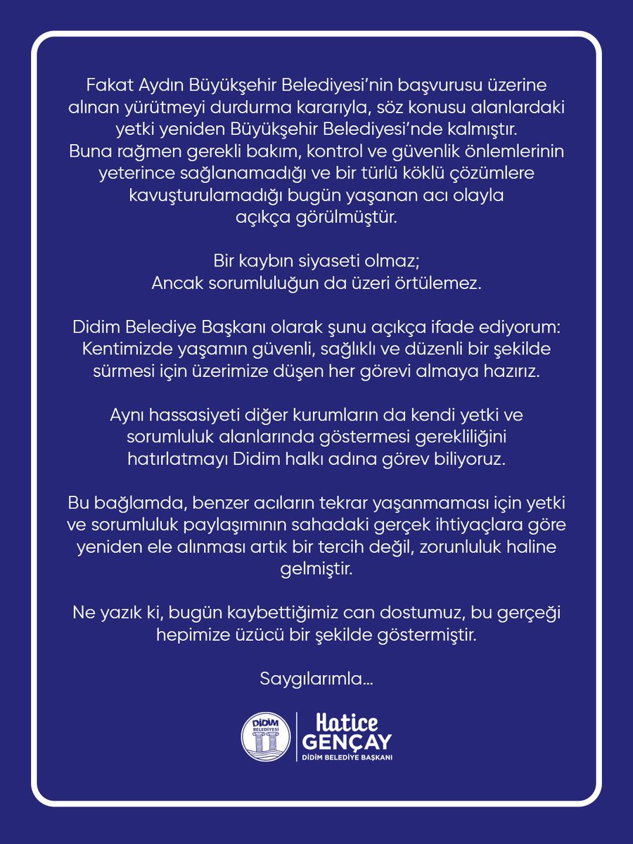 Hatice Gençay tweet media