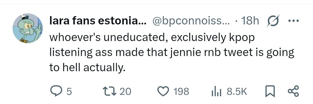 Her talentless ass getting drag by R&amp;B fans no wonder her pr team had to act up divert to start a smear campaign on other again 💀