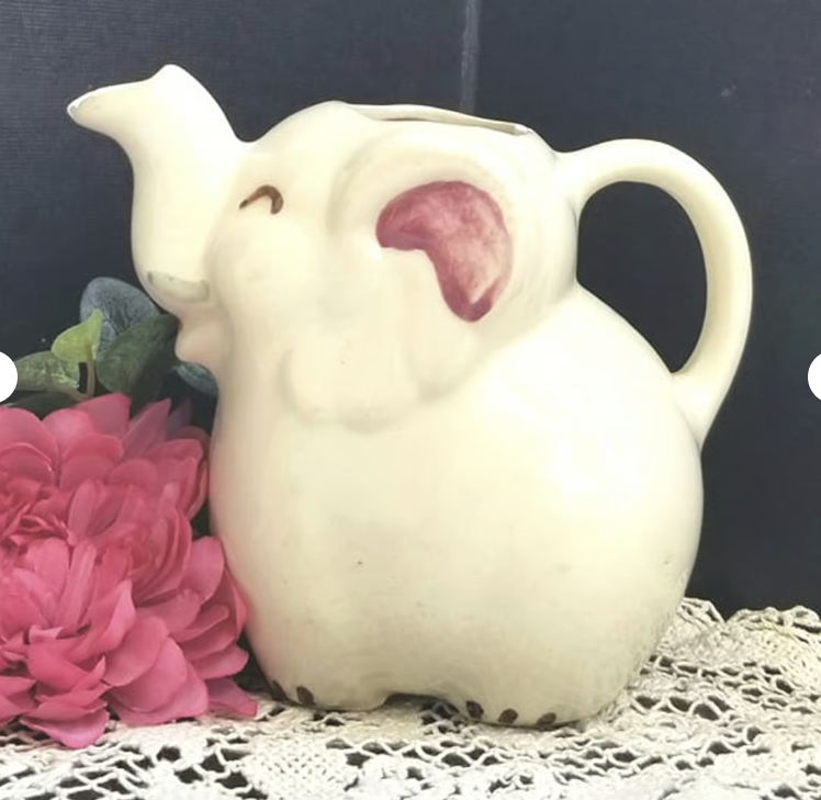 Evie_Hourglass's tweet image. 13% Off! #Elephant Pitcher/Creamer Shawnee #Pottery Cute #Kitchen Decor + Shipping SALE on #Mercari mercari.com/us/item/m12061… #Collectible #kitchendecor #giftforhim #giftforher #gifts #decor #decoritems #giftsforhim #giftsforher #cute #dining #pitcher #vintage #vintagefinds #OnSale