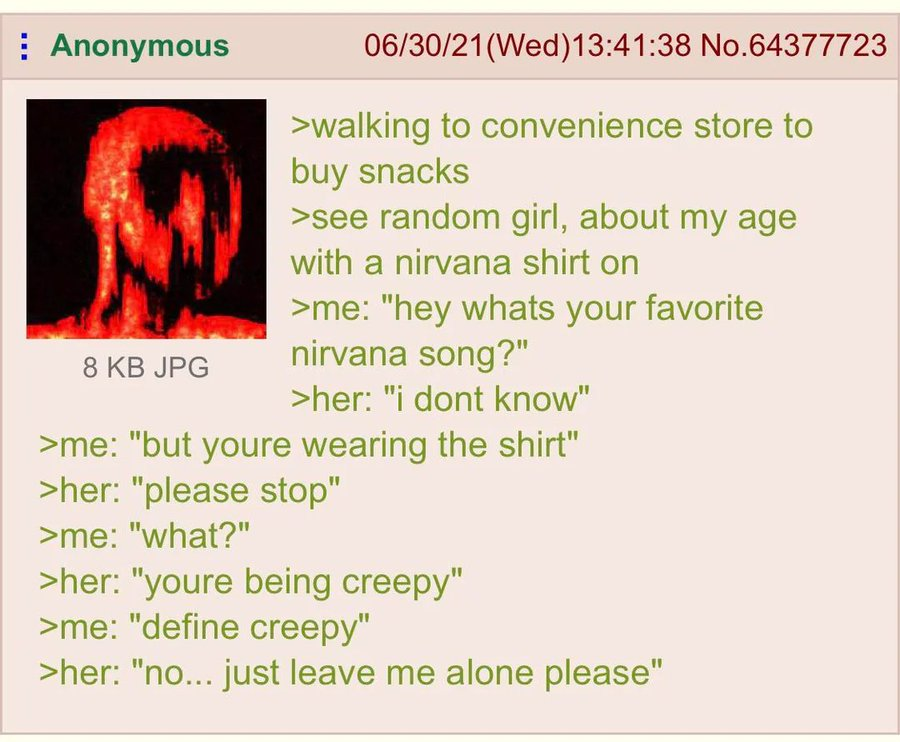 Greentext Poster tweet media