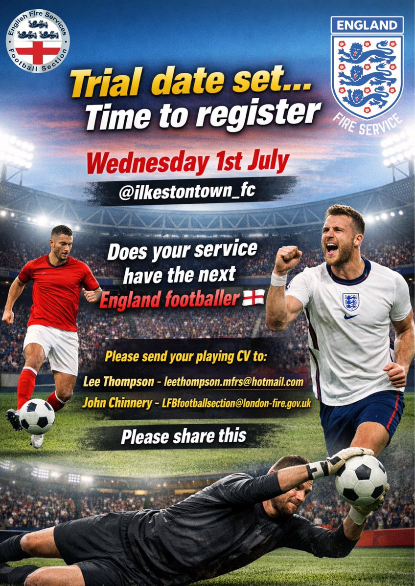 English Fire Service Football Section tweet media