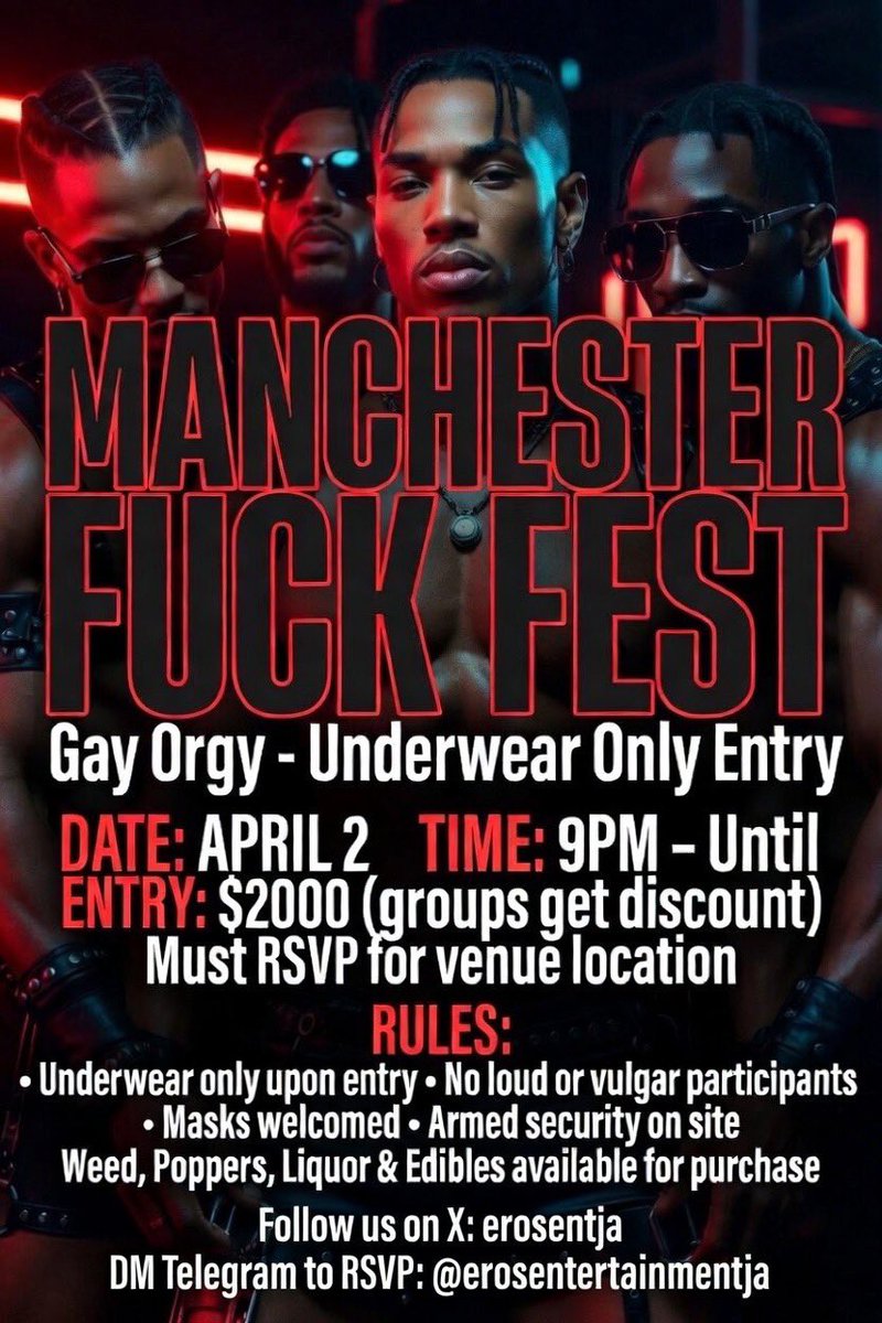 ErosEntja's tweet photo. Advisory from Eros Entertainment.

Due to space limitations, we only have two spots remaining for Tops.

Bottoms are still very welcome and encouraged to RSVP at your earliest convenience to secure your place. https://t.co/iutSvgtNpq