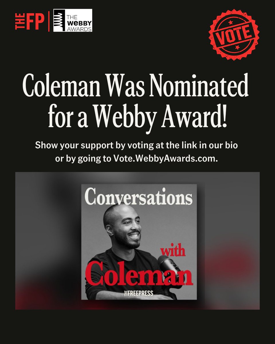 Conversations with Coleman tweet media