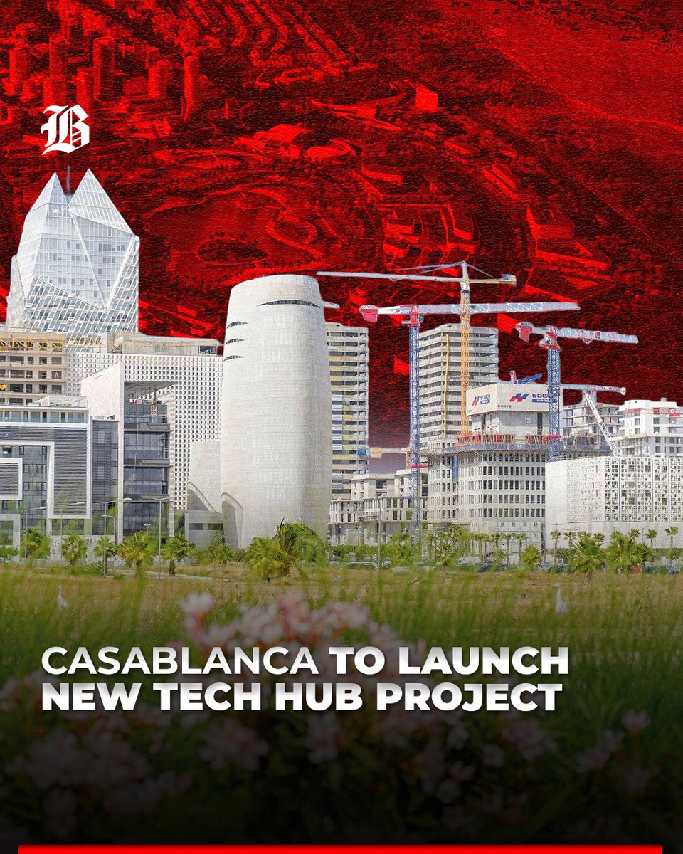 BarlamanToday's tweet photo. Construction on the “Casablanca Tech Valley” project is set to begin in the coming days in the Sidi Othmane district of Casablanca, Moroccan broadcaster SNRT reported.

#Morocco #Casablanca #TechValley #CDG https://t.co/uD7IMRCQES