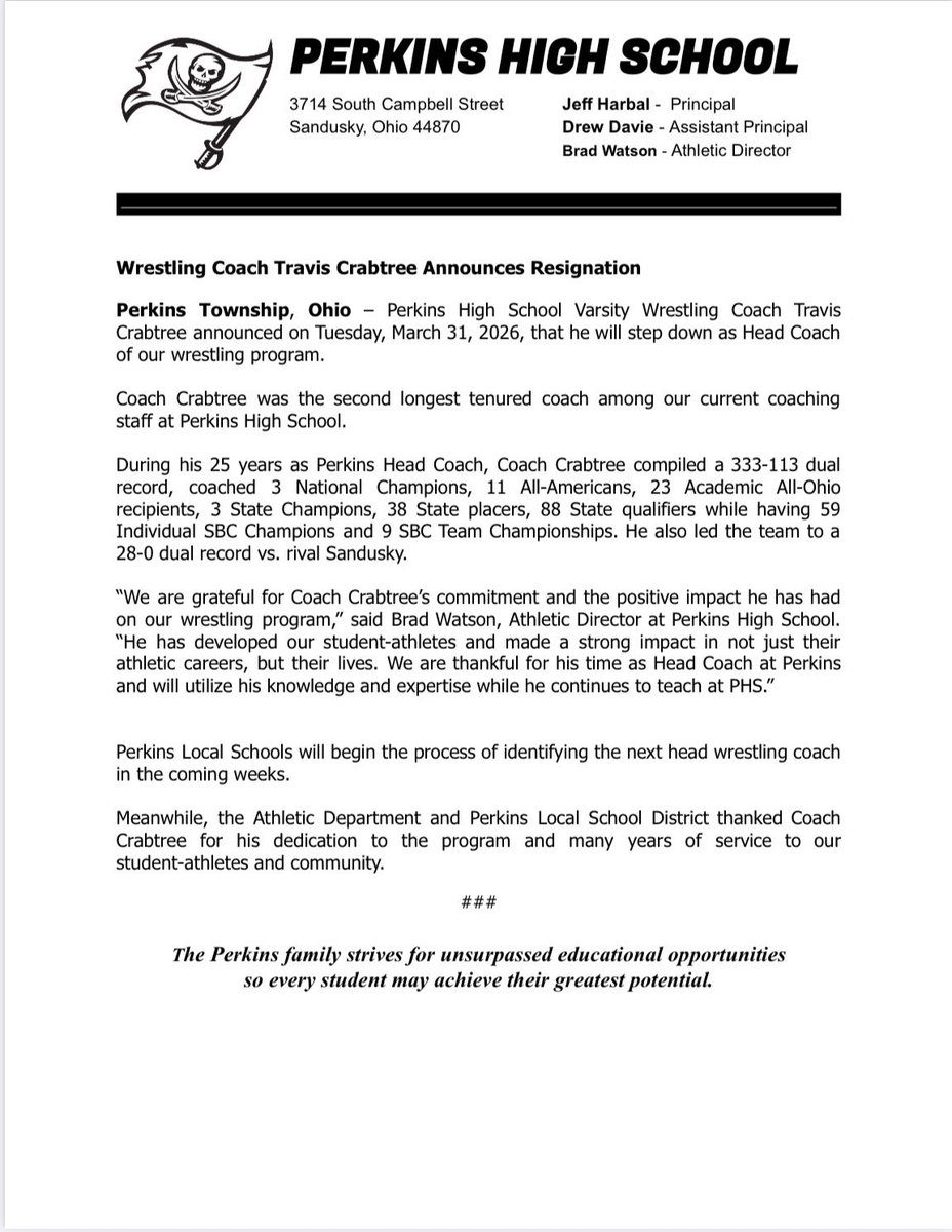 Perkins High School Athletics tweet media