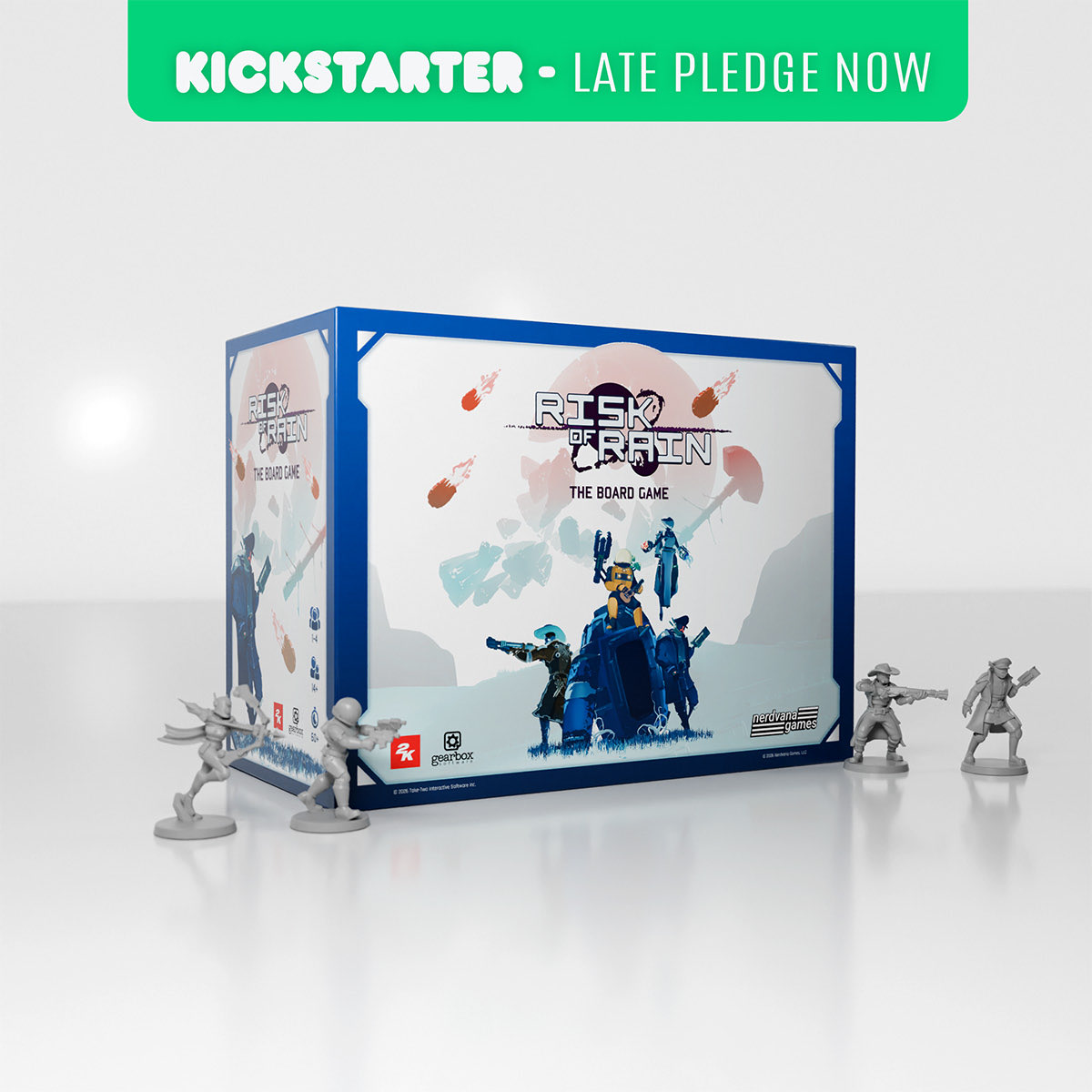 nerdvanagame's tweet photo. Final call approaching! Late pledges are almost closed! Lock in Risk of Rain: The Board Game while you still can https://t.co/7s0aDdwJwQ https://t.co/w7wbDE2SN5
