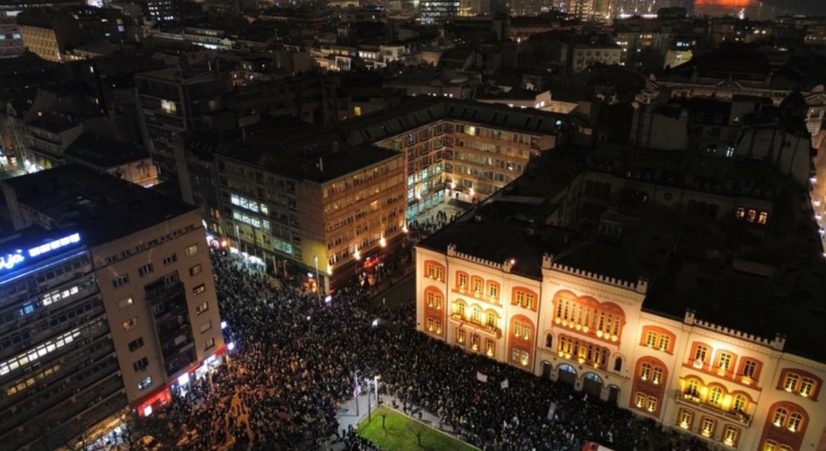Odbrana Rektorata ❗️

Beograd, Srbija 31.03.2026 ❤️

Foto: m.zeljic