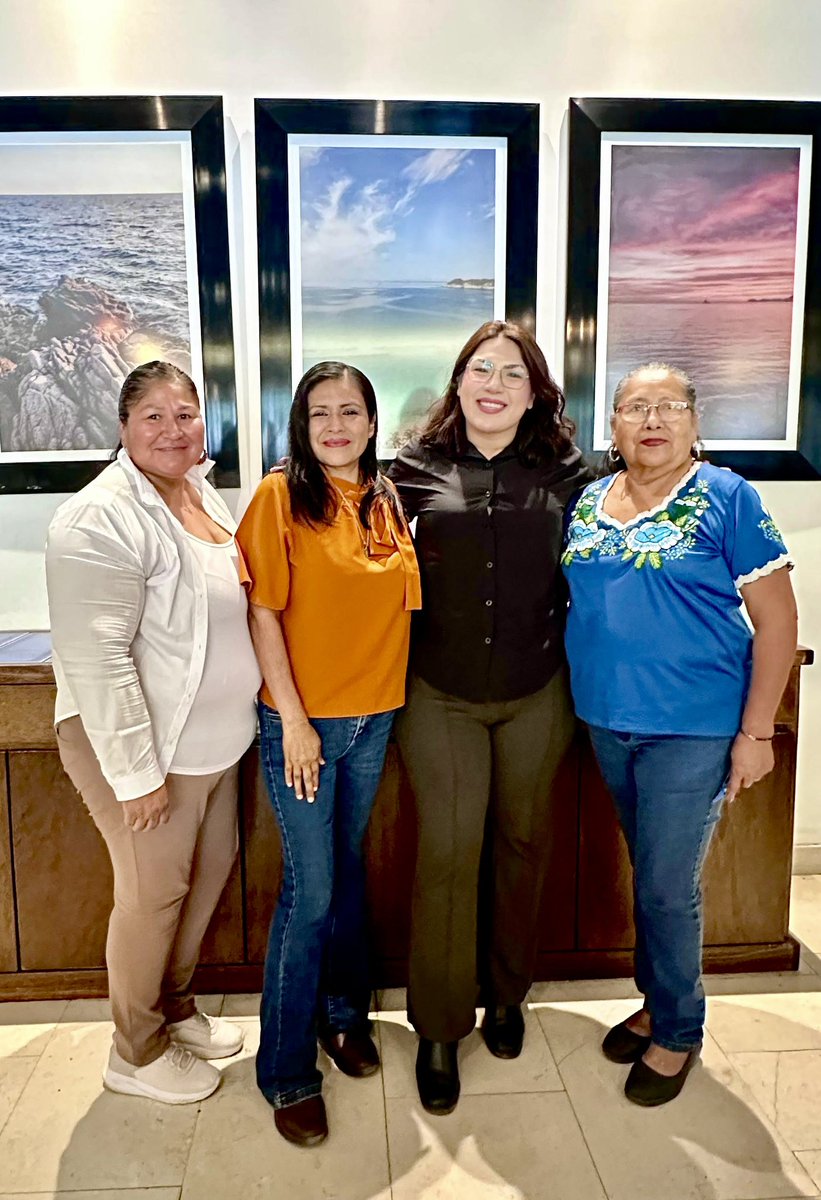AlcarazSheila's tweet photo. Nos reunimos en Guaymas con la Asociación de Mujeres Emprendedoras Yaquis “Jamuchim Bichau Bicha A.C.”, donde nos compartieron sobre su visión y diversos proyectos para el fortalecimiento de la igualdad sustantiva, el acceso a una vida libre de violencias y el empoderamiento de las mujeres de los Pueblos Yaquis.

Estaremos trabajando muy en conjunto 💪. Cuenten siempre y en todo momento con todo el apoyo. 🙌

Con nuestro Gobernador, @AlfonsoDurazo, la agenda de derechos de las niñas, adolescentes y mujeres se fortalece.