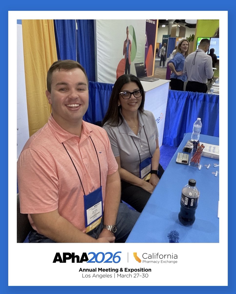 PrimeRx_io's tweet photo. This past weekend, we attended APhA in Los Angeles. Thanks to everyone who stopped by our booth—it was great connecting!

#APhA #APhA2026 #IndependentPharmacy #PharmacyTechnology #PrimeRx #PharmacyLeadership https://t.co/P3eTXojHwP