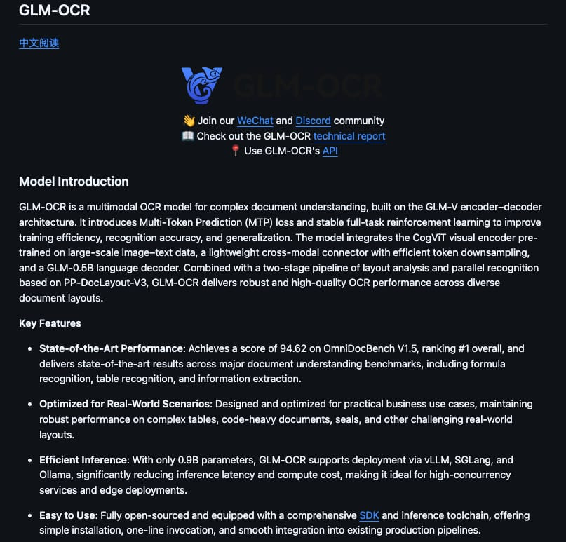 GLM just open-sourced the #1 ranked OCR model. 🧬 At only 0.9B ...
