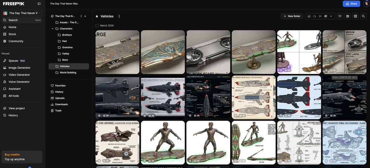 After over 2 years of using <a href="/freepik/">Freepik</a> I've finally organized everything into projects and folders and subfolders and I can't believe I survived this long without getting organized! Please tell me these are new tools. Never again.