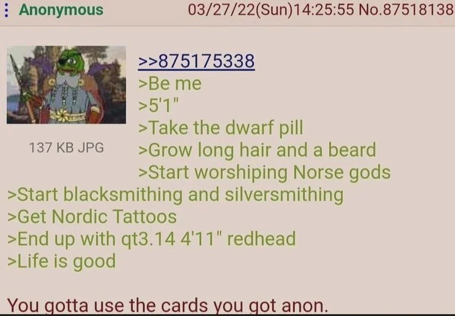 Greentext Poster tweet media