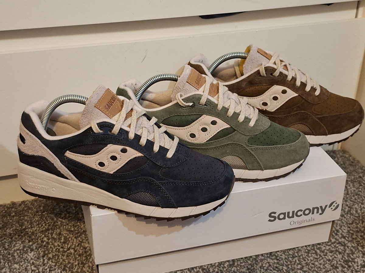 Not one, not two, but three, #saucony #shadow6000 #comfyaschuff #quality #underrated 😉✌🏻
